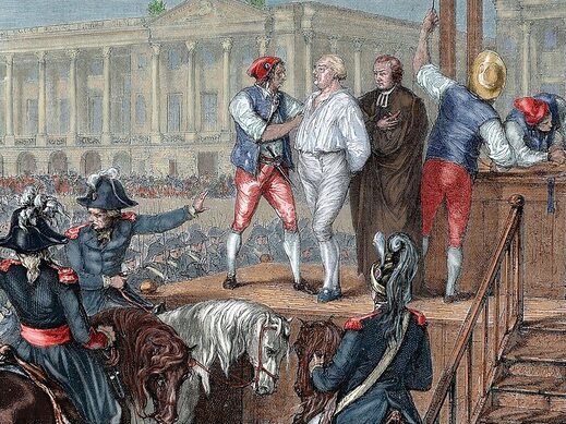 lodewijk XVI executie franse revolutie guillotine