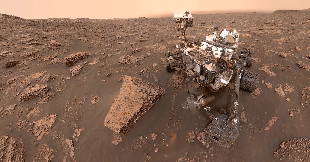mars curiosity rover oppervlakte