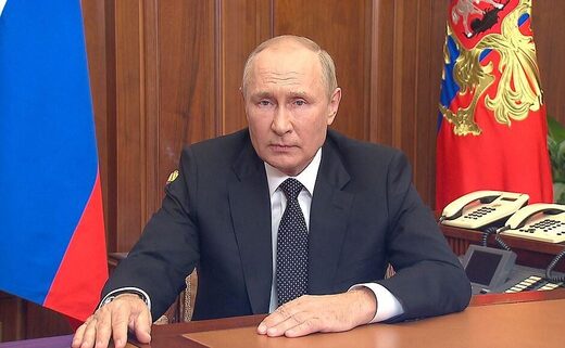 TV-Toespraak van Poetin over 'Gedeeltelijke Mobilisatie' en Afscheiding van 4 'Republieken' van Oekraïne