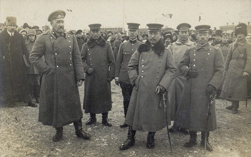 japan officieren rusland burgeroorlog westerse inmenging wit-russische bolsjewieken rozanov