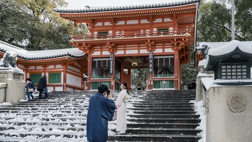 japan sneeuw