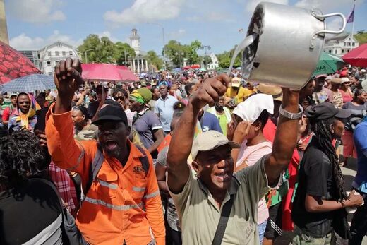 Protesten Suriname