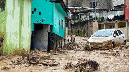 brazilië overstroming