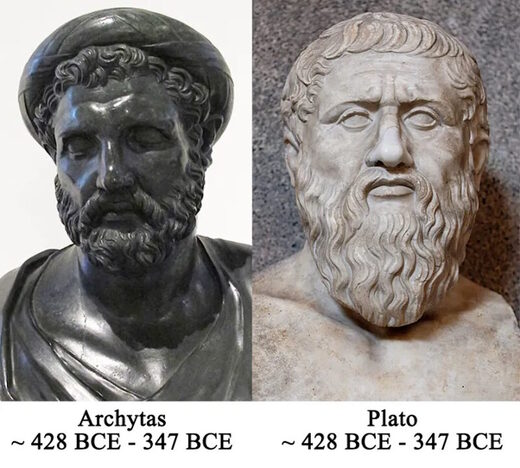 griekse filosofie archytas plato bustes