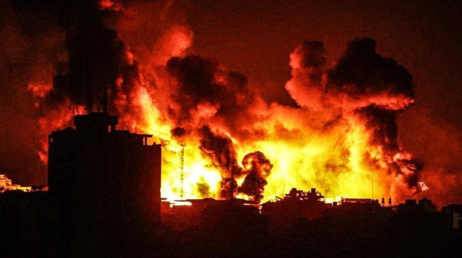 Branden in Gaza