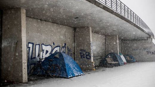 Berlijn, dakloos, tenten, tentenstad