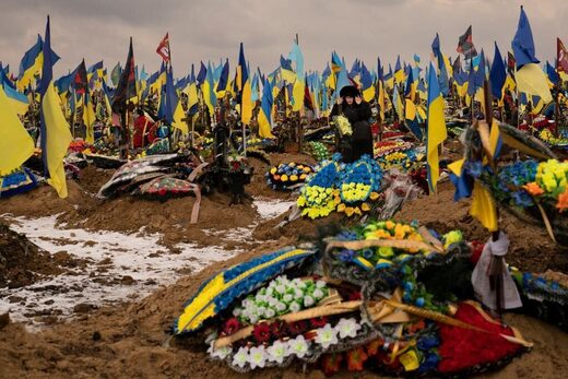 begraafplaats oorlog doden oekraïne