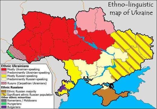 oekraïne kaart etniciteiten