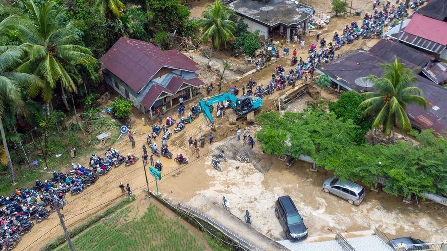 overstroming sumatra