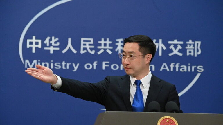 Klik om te vergroten Woordvoerder Lin Jian van het Chinese ministerie van Buitenlandse Zaken.