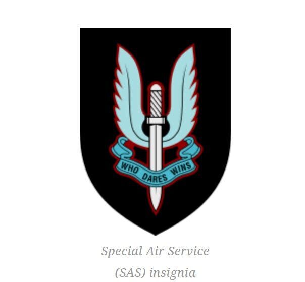 Klik om te vergroten Special Air Service (SAS) insigne