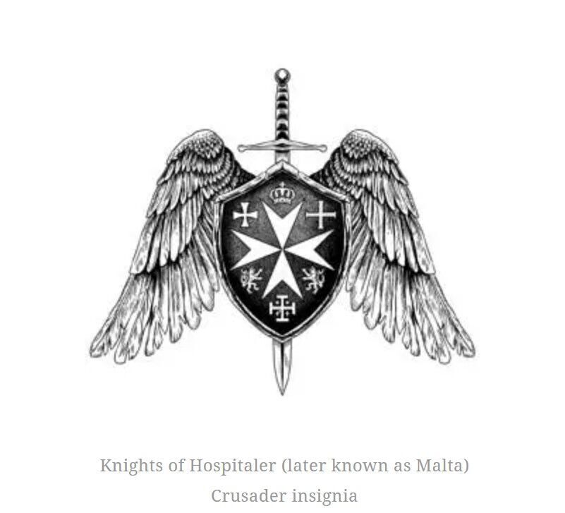 Klik om te vergroten Hospitaalridders (later bekend als Malta) Kruisvaardersinsigne
