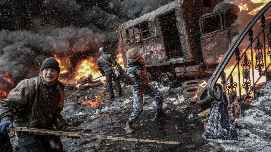 collage rusland oorlog donbass Oekraïne
