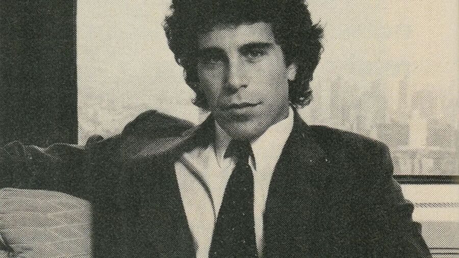een jonge jeffrey epstein