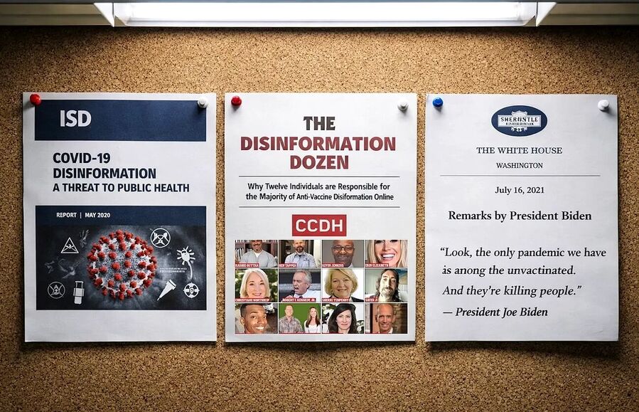 covid propaganda posters