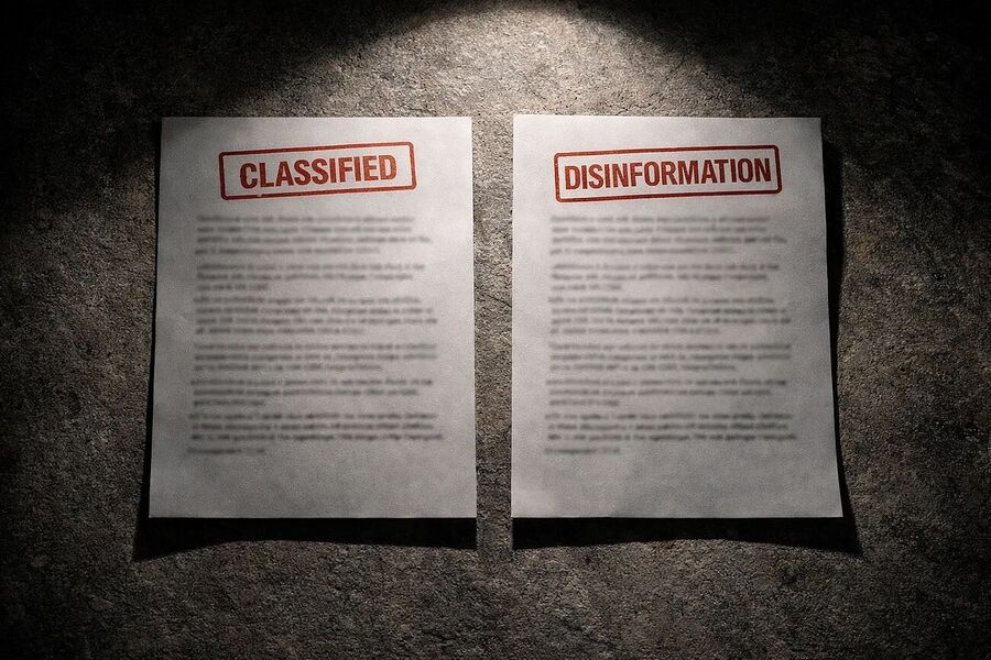 geheime informatie desinformatie afbeelding