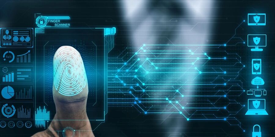 Klik om te vergroten surveillance veiligheid inlog vingerafdruk digitale identificatie totalitarisme