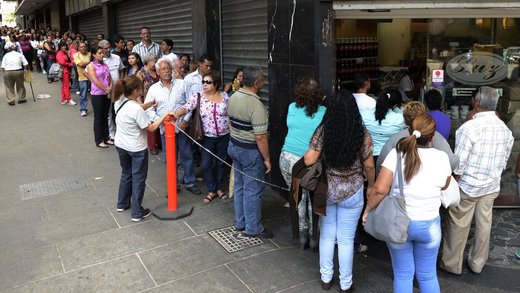 Mensen winkels Venezuela